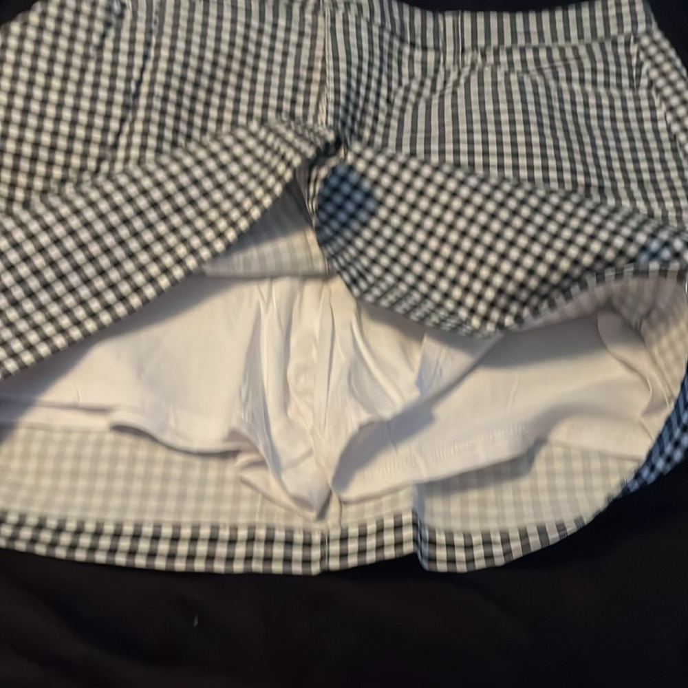 Black and white check skort, like new! - Picture 3 of 4
